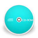 Cdrom DarkTurquoise icon