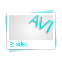 paper, Avi, File, document, video Black icon