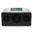 sound, speaker, voice Black icon