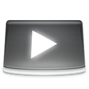 video, Folder DimGray icon