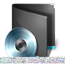 Folder, Black, music DarkSlateGray icon