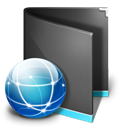 Folder, site, Black DarkSlateGray icon