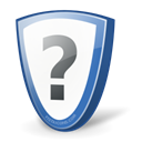 protect, Guard, security, help, question, shield Black icon