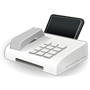 Fax Black icon