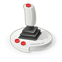 joystick Black icon