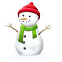 snowman Black icon