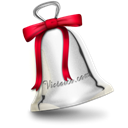 bell, christmas Black icon