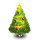 plant, christmas, Tree Black icon