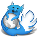 foxy, Browser, Firefox Black icon