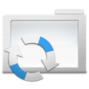 Folder, Arrow WhiteSmoke icon