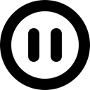 Pause, button, Controls, symbol, Control, buttons, icons, controlling Black icon