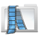 video, Folder Black icon