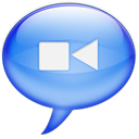 ichat LightSkyBlue icon