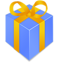 present, gift CornflowerBlue icon