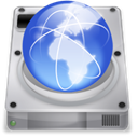 network, drive DarkGray icon