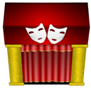 theatre Maroon icon