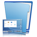 Folder, Desktop, Alt SkyBlue icon