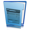 site, Folder SteelBlue icon