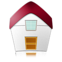 Home, Building, house, homepage Black icon