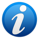 Information, about, Info SteelBlue icon