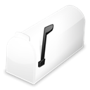 mail box Black icon