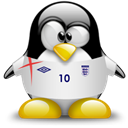 Penguin, England, Animal Black icon