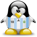 Animal, Penguin, Argentina Black icon