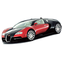 Car, Automobile, racing car, transport, sports car, vehicle, transportation, bugatti Black icon