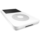 blanc, ipod, Apple Black icon
