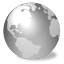 world, earth, globe, planet, Disconnected DarkGray icon