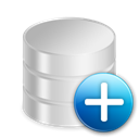 new, Database, db Black icon