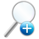 zoom, magnifying class, In, Enlarge, Magnifier, Zoom in Black icon