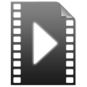 movie, video, File, document, film, paper DarkSlateGray icon