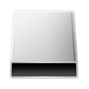 External, drive Black icon