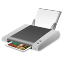 Print, printer Black icon