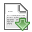 document, paper, Down, descending, download, fall, Decrease, Descend, File, Alt Gainsboro icon