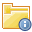 Folder, about, Info, Information Khaki icon