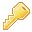Key, password Khaki icon