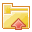 folder up, Ascending, Folder, rise, increase, upload, Ascend, Up Khaki icon