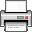 printer, Print Gainsboro icon