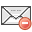Message, Email, delete, remove, mail, Del, Letter, envelop Icon