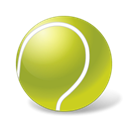 Ball, tennis, sport YellowGreen icon