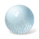 Ball, Golf Black icon