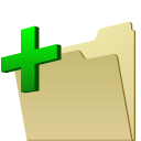 new, Folder, toolbar BurlyWood icon