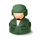 soldier, Avatar DarkSlateGray icon