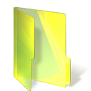 Folder, yellow Yellow icon
