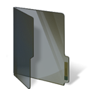 Folder, Black DarkSlateGray icon