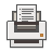 Fax, And, printer, Print Icon