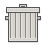 Empty, recycle, Bin, Blank LightGray icon