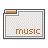 Folder, music WhiteSmoke icon